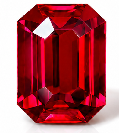 Professional ruby product photo